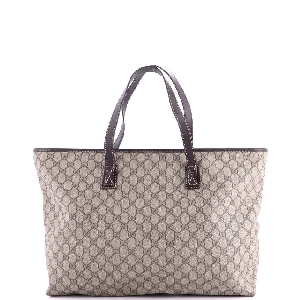 Gucci Plus Tote Gg Coated Canvas With #233364G13B - Picture 3 of 6